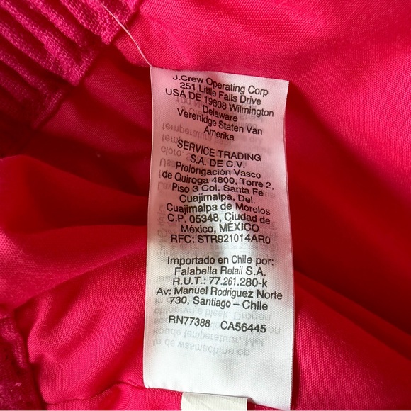 J Crew Skirt Womens 10 Scallop Hem Mini Linen Blend Lined Pockets Preppy NWT - Picture 8 of 10